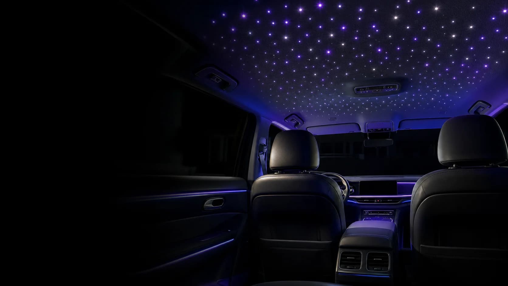 Application visualization of automotive ambient lighting for installer and online seller buyers