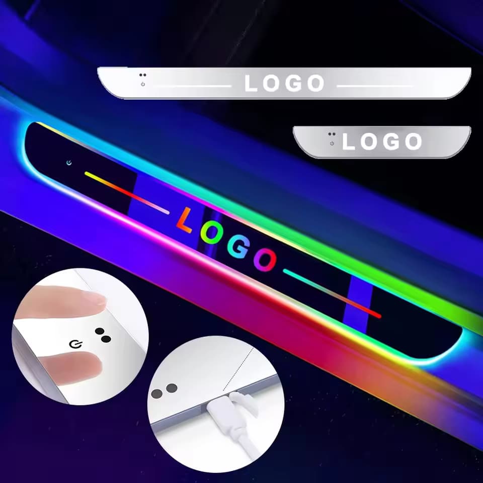 Wireless RGB Custom Logo Pedal Light product image 1