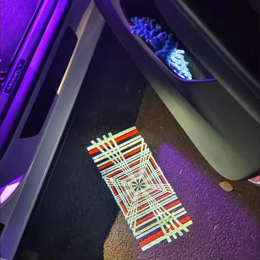 Tesla Modely Tunnel Door Projector Custom Logo Light product image 1