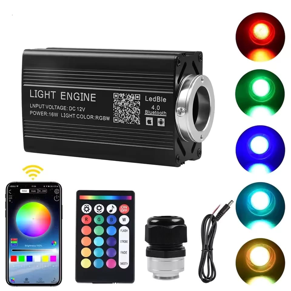 RGBW Star Projector Fiber Optic Starlight Kit — Product illustration