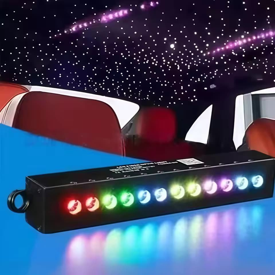 RGB Meteor Starlight Kit with 12 Openings for Optical Fibers — Product illustration