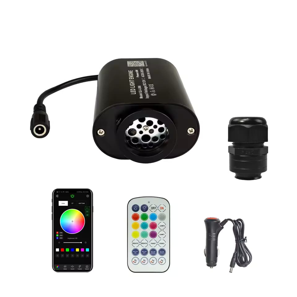 Immagine prodotto 1 di Kit Mini cielo stellato in fibra ottica RGBW da 6 W con 450 fibre