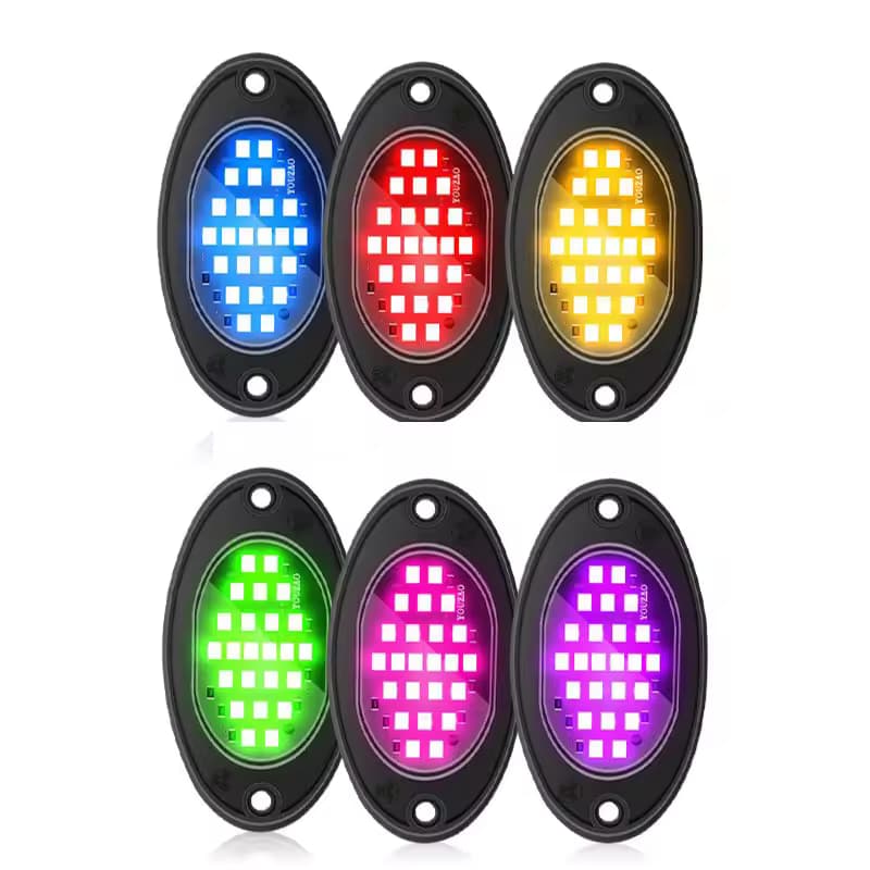 24-LED Single-Color Rock Light — Product illustration