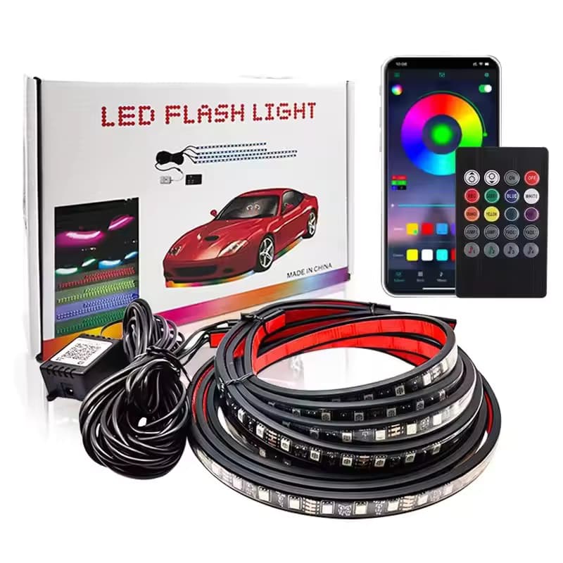 4-in-1 120/150 cm RGB Underglow Kit — Product illustration