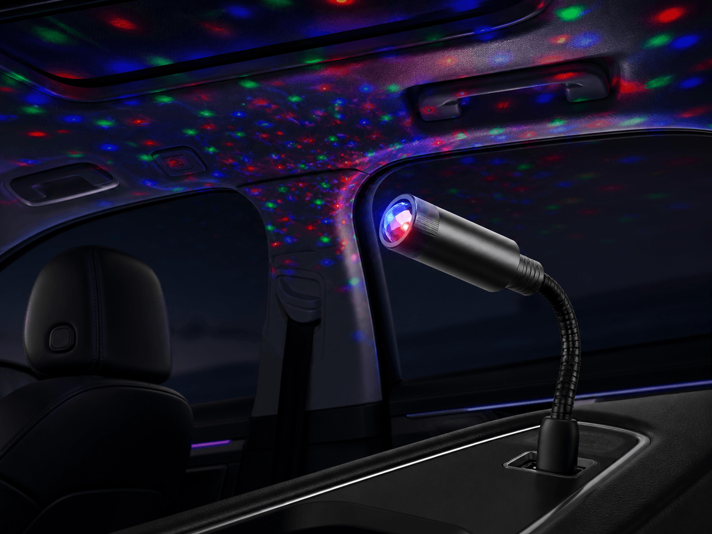 USB RGB Car Atmosphere Lamp — Product illustration
