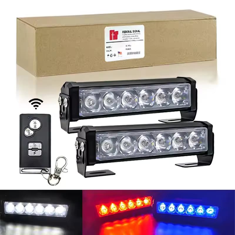2-in-1 COB Grille Light with Remote Control — Product illustration